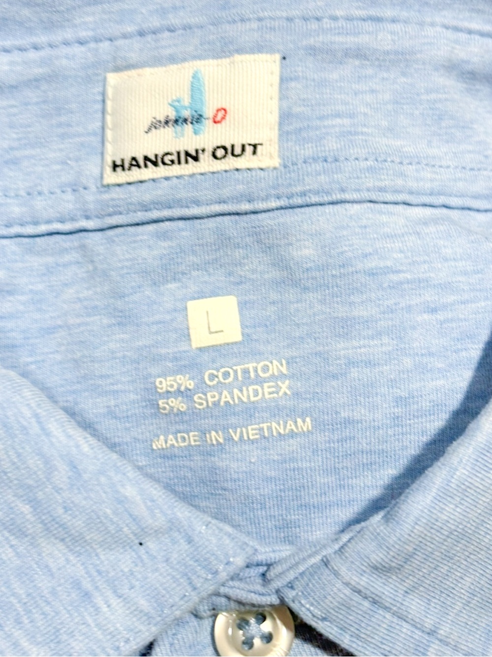 Johnnie-O Hangin Out Men's Cove Heathered Original Polo - Picture 9 of 14
